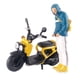 thumbnail image 2 of 1:64 Figura Conducción Motocicleta Micro Paisaje DIY Proyectos S Escala Amarillo Azul, 2 of 5