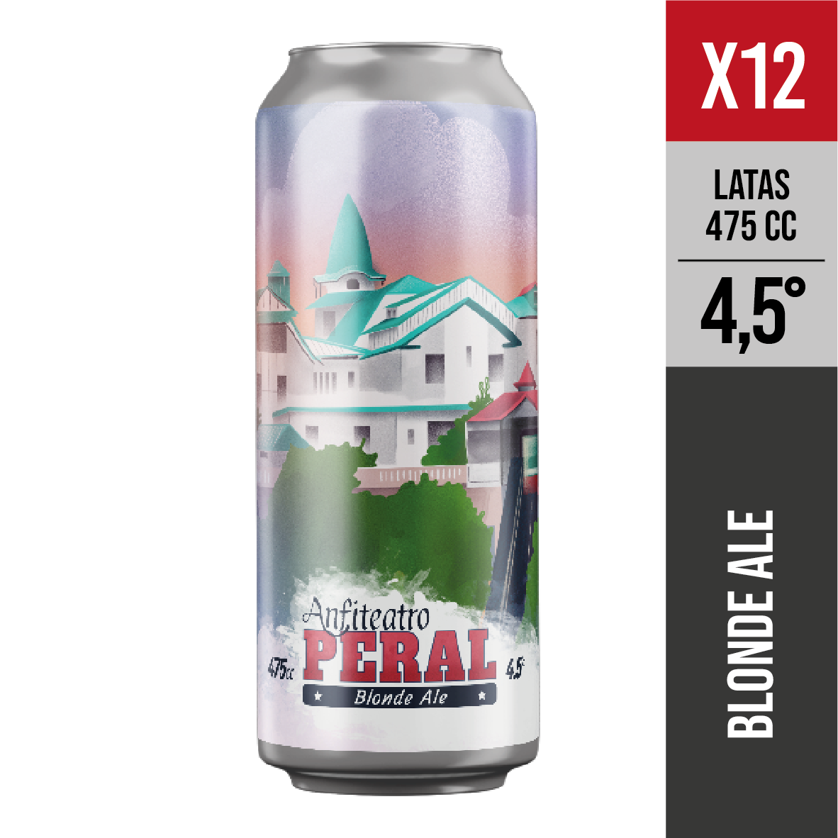Anfiteatro - Pack X12 Peral, 4,5° (Blonde Ale) - Cerveza