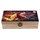 thumbnail image 1 of Grandes Héroes Caja Organizadora de Madera Rústica - Caja Decorativa Multifuncional para Escritorio, Hogar, Oficina, Joyas y Manualidades, 1 of 6