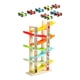 thumbnail image 5 of Coche de madera con rampa de juguete, coche de juguete de madera, de coches maravillosa, juguetes Montessori para niños en edad preescolar, , 7 pistas, 5 of 5