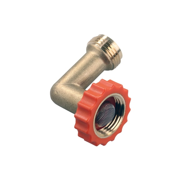 Hose Saver JR Products 62235, ángulo de 90°, latón sin plomo