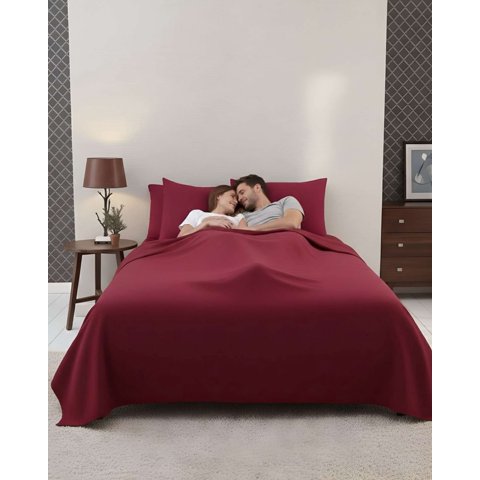 Imac Hogar - Sábana De Polar Ultra Suave Máxima Calidez Y Confort Plaza Y Media