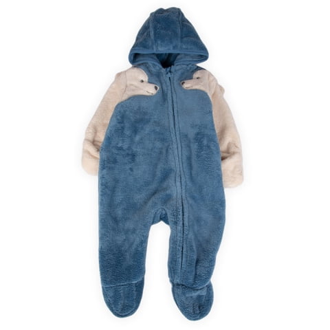 Osito Recién Nacido Niño Azul Pillin