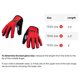 thumbnail image 2 of Guantes infantiles woom de dedo completo rojos talla 5 (2 a 5 años), 2 of 7