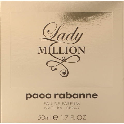 Perfume Lady Million De Paco Rabanne, Eau De Parfum, 50 Ml, Para Mujer