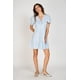 thumbnail image 1 of Vestido Claire Manga Campana Eclipse azul L, 1 of 5