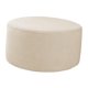 thumbnail image 2 of Funda Otomana Redonda Para Reposapiés, Reposapiés, Taburete De Salón, Beige, 2 of 5