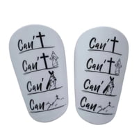 Magideal - 2X Mini Espinilleras De Fútbol, Equipo De Espinilleras, Compactas, Cómodas, Pequeñas, Para Proteger Las Piernas, Espinilleras De Fútbol Para Partidos S