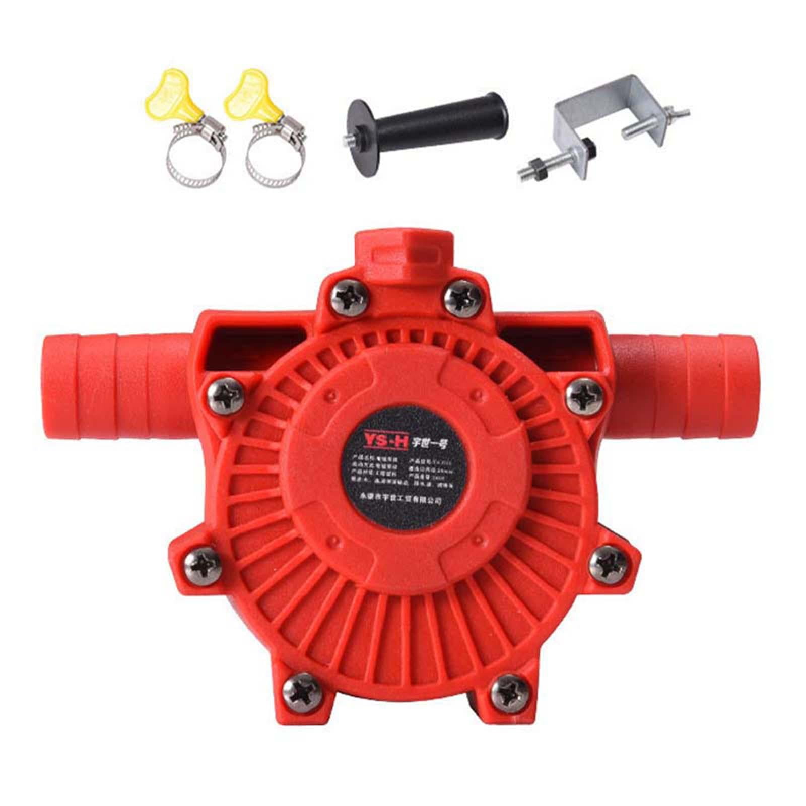 Magideal - Mini Bomba De Perforación Eléctrica Portátil, Bomba De Perforación Para Agua, Aceite, Líquido, Velocidad De Bombeo Rápida Para El Hogar, Bomba Portáti Estilo C