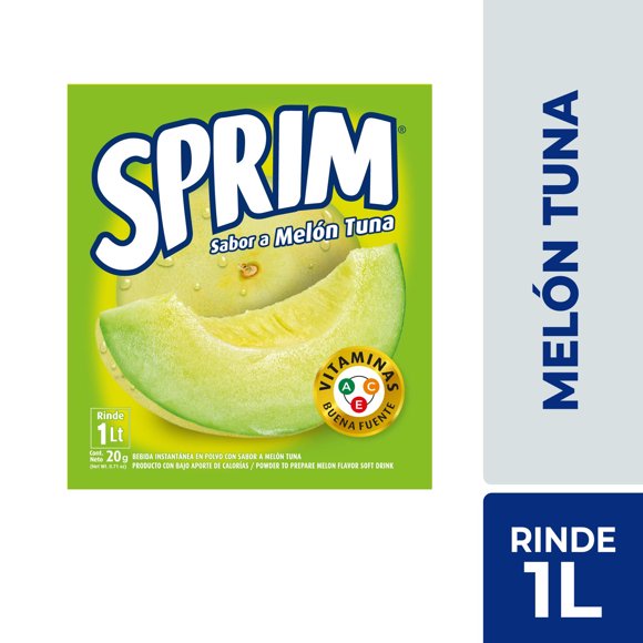 Jugo en Polvo  Melón Tuna Sobre, 20 g