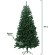thumbnail image 2 of Arbol De Navidad 1.80m Artificial Pino Navideño Frondoso Color Verde, 2 of 3