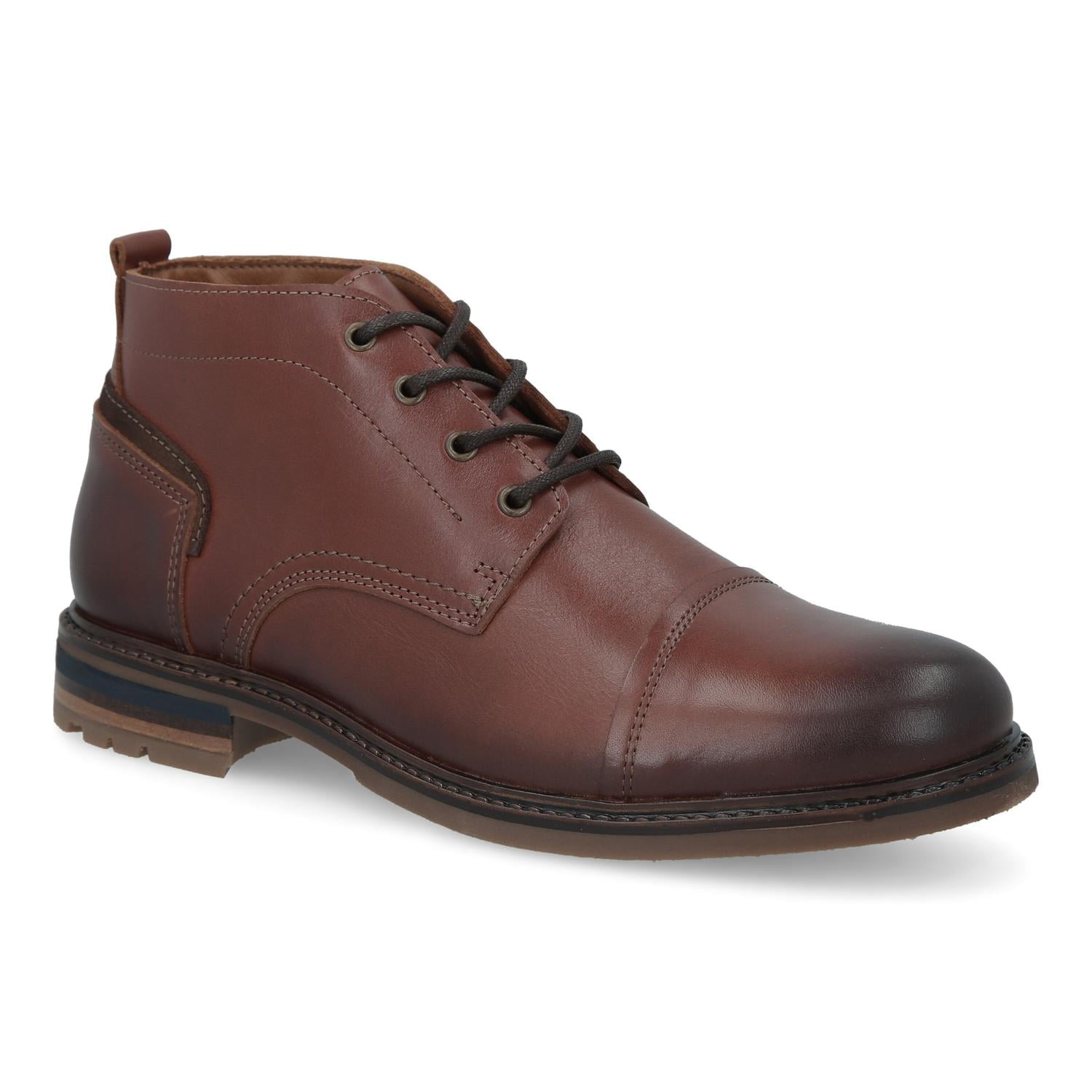 Botines Hombre Cuero Segart-6-01 Cardinale Cafe 44