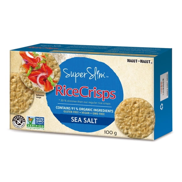 Galleta de Arroz Sabor Sal de Mar, 100 gr