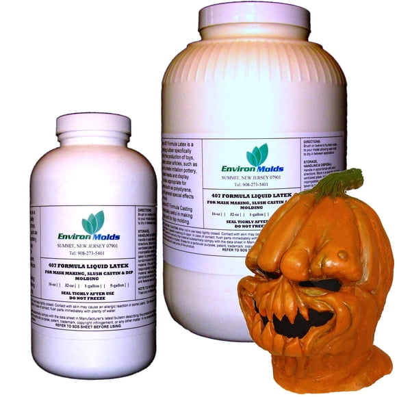 Látex para vaciado Environmolds 407, 946 ml, para fabricación de máscaras