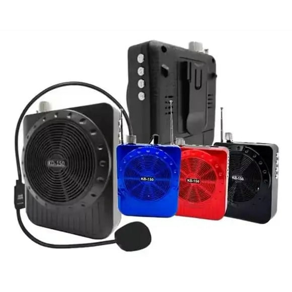 Megáfono Portátil Amplificador Parlante Radio Usb