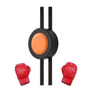 Ioensy - Almohadilla De Perforación Montada En La Pared Almohadilla De Entrenamiento De Cuero Pu Para Kickboxing Karate Estilo Redondo A