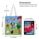 thumbnail image 5 of Tiny Bunch Baby TV Bolso de tela con estampado de lienzo para mujer, bolsa de compras reutilizable y estética, con cremallera interior, regalo para mujer, 35 × 40 cm., 5 of 6
