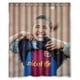 thumbnail image 1 of Cortina de ducha con diseño de Boys Laugh Smile del FC Barcelona marroquí, juego de cortinas de baño con ganchos, tamaño 66 x 72 pulgadas, 1 of 3