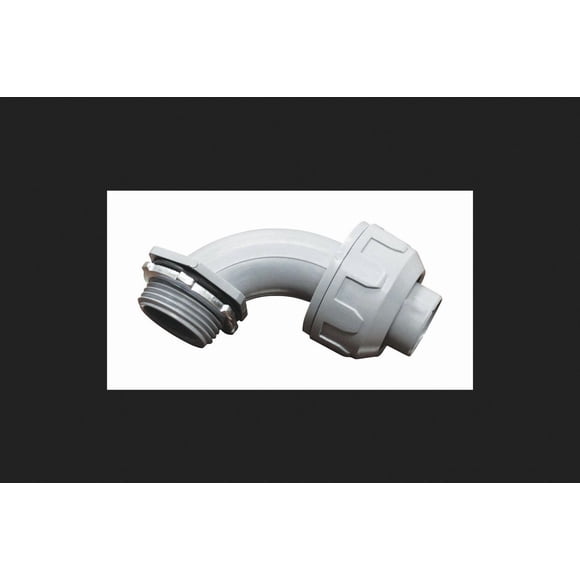 Conector Sigma Electric ProConnex de 1/2 pulgada, plástico, 90°, hermético a los líquidos