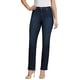 thumbnail image 5 of Vaqueros Gloria Vanderbilt para mujer, mezclilla, color negro, talla 16, 5 of 5