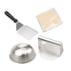 thumbnail image 2 of Burger Press Kit Hamburguese para hamburguesas para hamburguesas de plancha Patty Maker 20 Patty Paper Cheese Delting Dome para Comerciantes BBQ Party, 2 of 4