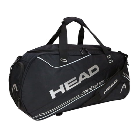 Bolso Deportivo New Combat 55 Negro Plata Head