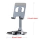 thumbnail image 2 of Aluminum Alloy Holder Phone And Tablet, Stand For Desktop, 360 Degree Rotatable Mobile Phone Foldable Stand Compatible With 4.7-12 Inch Smartphone IPad Tablet, 2 of 2