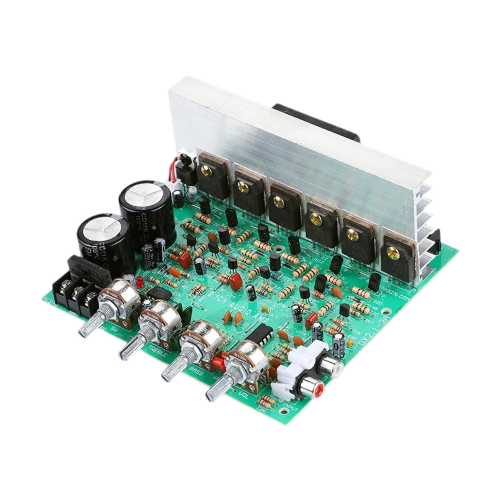 Magideal - Placa Amplificadora De Potencia De 2,1 Canales, Placa Amplificadora De Alto Rendimiento Y Fácil Instalación, Subwoofer Para Altavoz Diy Para Cine En C