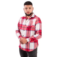 Likeshop - Camisa Algodón Invierno Leñadora A Cuadros Hombre 0033