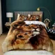 thumbnail image 1 of x1103 Bed SheetsLion Wild Animals Duvet Cover Set HD Comforter Cover for Kids Bedding Sets Bedclothes Bedroom Decor 3-Piece Bedding Set (1 Duvet Cover + 2 Pillow Shams) nj1103, 1 of 5