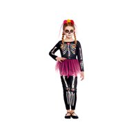 Tododisfraceschile - Disfraz Catrina Deluxe Halloween Talla 3 A 4 Años