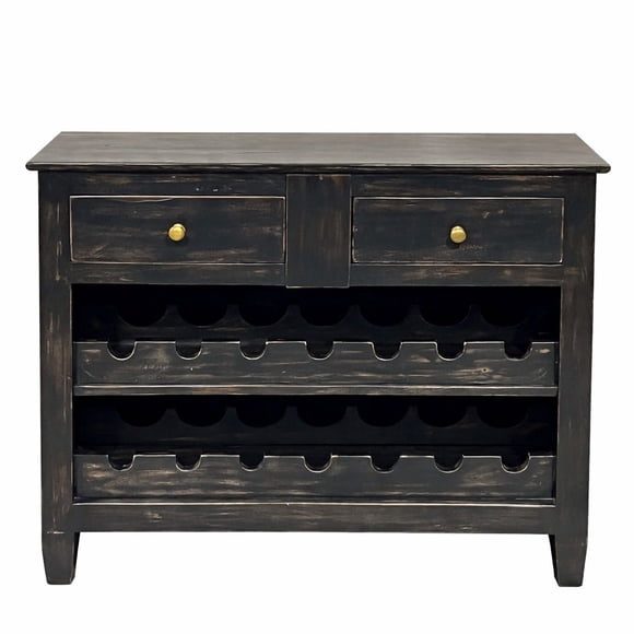 Cava Dehradun para vinos madera reciclada 90x75x40