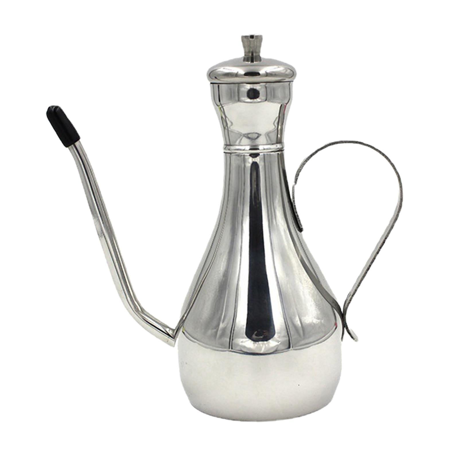 Bothyi - Dispensador De Aceite De Acero Inoxidable Vinagrera De Aceite Para Restaurantes Que Cocinan En Casa 500ml