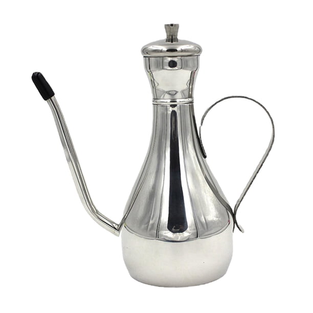 Dispensador De Aceite De Acero Inoxidable Vinagrera De Aceite Para Restaurantes Que Cocinan En Casa 500ml