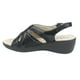 thumbnail image 2 of Sandalia Chalada Mujer Lupe-83 Negro Casual, 2 of 6