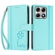 thumbnail image 3 of Funda Cartera Trébol para Motorola Edge 70 Pro con Ranuras Tarjetas y Carga Inalámbrica Verde menta, 3 of 6