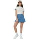 thumbnail image 1 of Falda Niña Tableada Denim Sporty Azul Medio Corona, 1 of 5