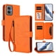 thumbnail image 1 of Funda Cartera Mariposa para [Motorola Moto G55 5G] con Soporte y Cremallera Naranja, 1 of 6