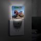 thumbnail image 4 of Dinotrux Luz nocturna LED con sensor de anochecer a amanecer para dormitorio, baño, pasillo, escaleras - Lámpara LED nocturna de enchufe, 0.5W - 1 pieza, 4 of 6