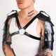 thumbnail image 1 of Gothic Leather Bondage Harness for Men - Shoulder Chest Harness with Corset Design for Sexy and Seductive Look, 1 of 4