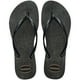 thumbnail image 1 of Sandalia Mujer Slim Gloss Negro Plata Havaianas, 1 of 6