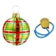 thumbnail image 5 of Bola Inflable De Navidad, Accesorios De 20 Pulgadas, Bola De Navidad Para Exterior, Festival, Jardín, Rejilla Roja Y Verde, 5 of 5