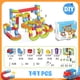 thumbnail image 2 of Set de tren eléctrico Klick Rail 141 piezas con tren 3D Racer para niños de 3 a 8 años, 2 of 8