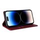 thumbnail image 4 of Funda Billetera de Cuero para iPhone 15 Pro con Tarjetero y Soporte - Tapa Magnética Rojo, 4 of 6