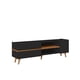 thumbnail image 2 of Rack TV 65" Purus Mdp Preto Fosco - Freijó, 2 of 6