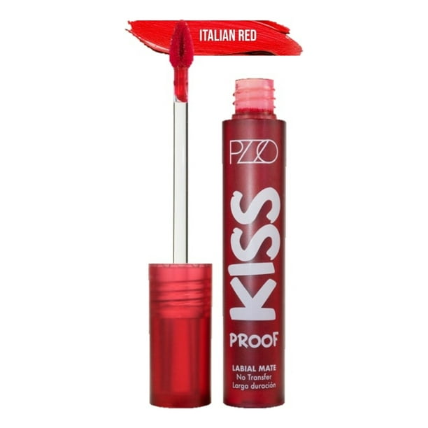 Rページ　60ml + 5ml Labial Líquido Kiss Proof Intran Color Italian Red | Lider