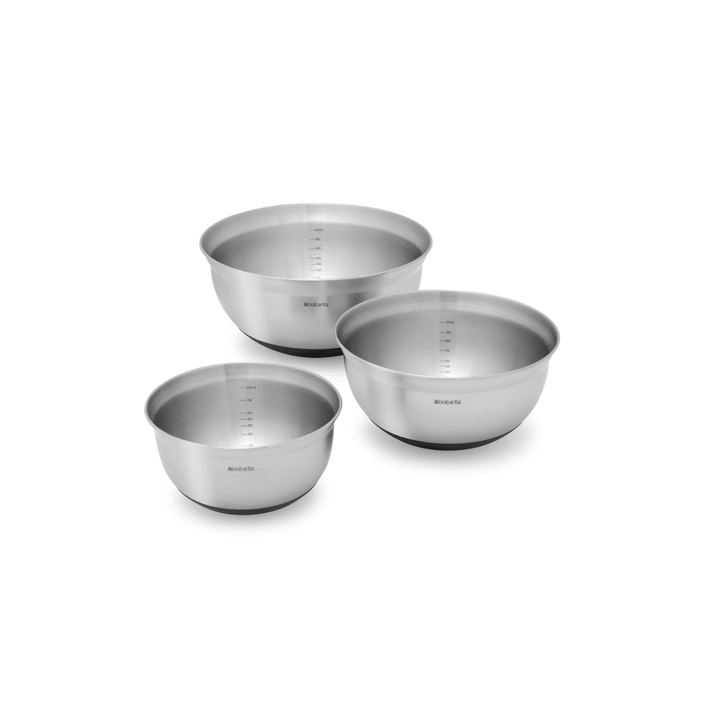 Brabantia - Set 3 Fuentes Profile Matt Steel / Black