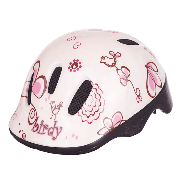 Casco Bici Bambino Polisport Birdy - Colore Crema Rosa - Ultra Leggero Per Ciclismo - Foto 2