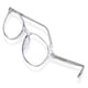 thumbnail image 1 of Gafas Redondas Cristal Azul Bloqueadoras de Luz Azul Brookstone, 1 of 5