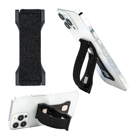 Phone Grip LOVEHANDLE PRO Premium con soporte magnético negro